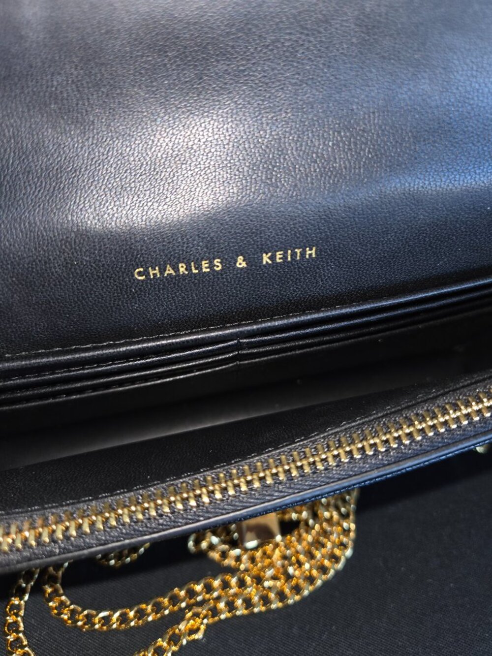 Charles & Keith Micaela Quilted Long Wallet - Black - Picture 8 of 10